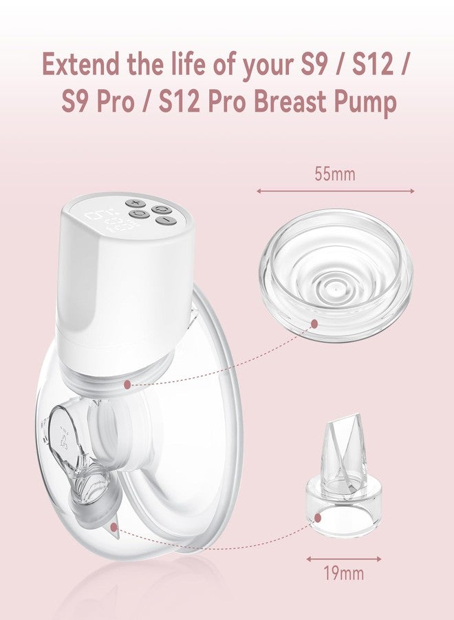 Gotocut 12 Count Duckbill Valve Silicone Diaphragm Compatible with NaNaLazy Momcozy S9 Pro/S12 Pro Wearable Breastpump,Breastfeeding Essential Kit - Image 4
