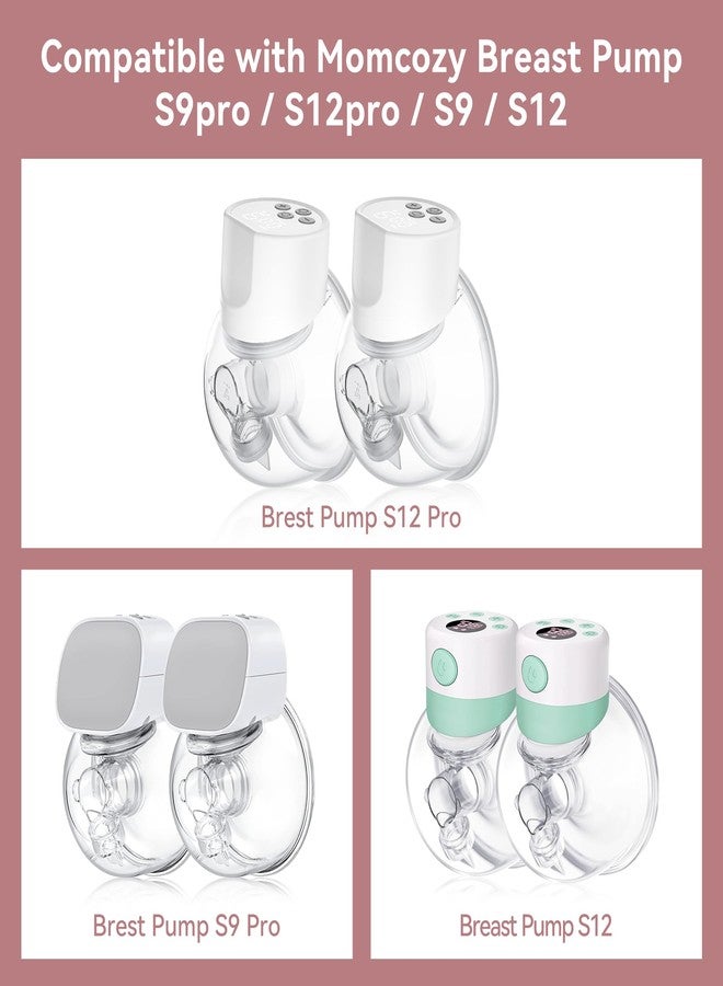 Gotocut 12 Count Duckbill Valve Silicone Diaphragm Compatible with NaNaLazy Momcozy S9 Pro/S12 Pro Wearable Breastpump,Breastfeeding Essential Kit - Image 2