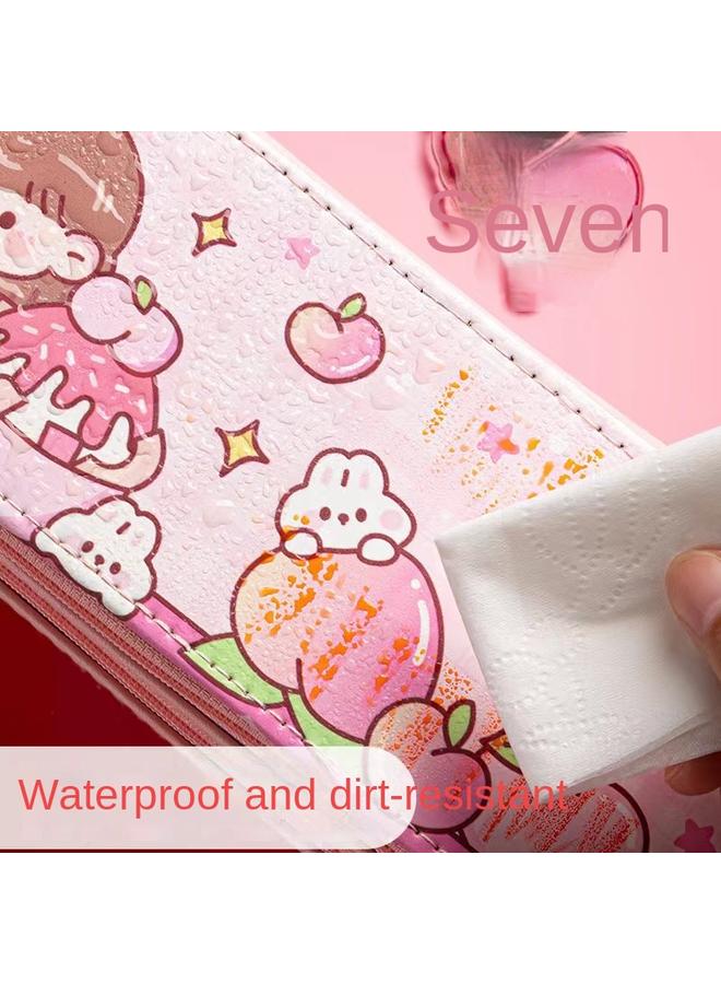 Bluejw Large Capacity Pencil Case Multifunctional Third Grade Double-layer Pencil Case High Color Value Waterproof Storage Pencil Case For Girls - Image 4