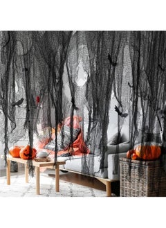 Generic Halloween Gauze Drapery Terror Props Decoration Purple 76cm x 183cm 