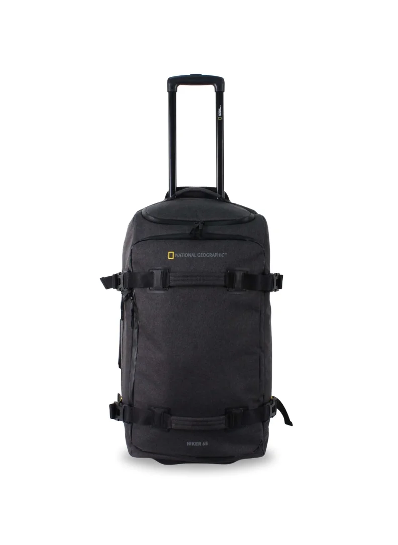 ناشيونال چيوغرافيك National Geographic Expedition 24 Inches Backpack Black - Bottom Protectors, Durable, Water Resistant, Lightweight, Business Wheel Travel Trolley Bag for Men And Women.