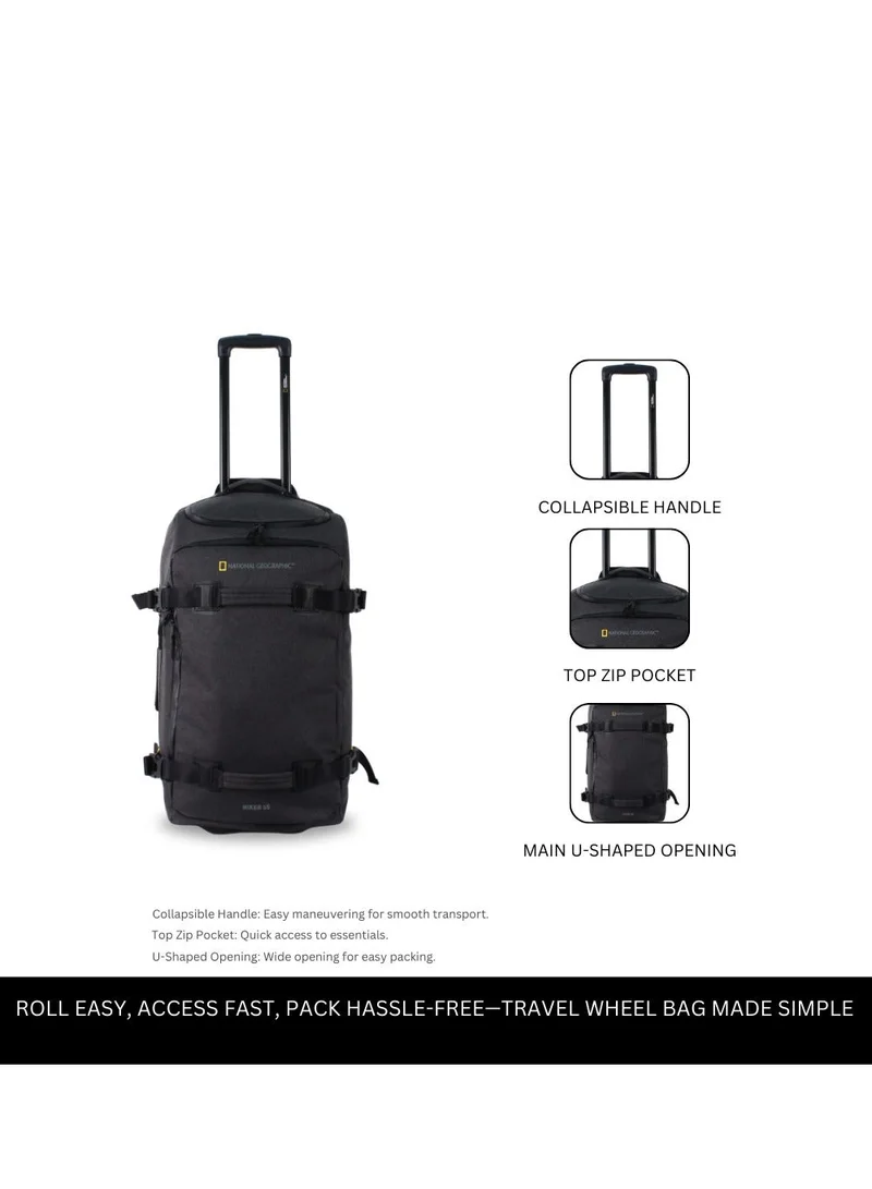 National Geographic  National Geographic Expedition 24 Inches Backpack Black - Bottom Protectors, Durable, Water Resistant, Lightweight, Business Wheel Travel Trolley Bag for Men And Women.  | Best Price UAE
