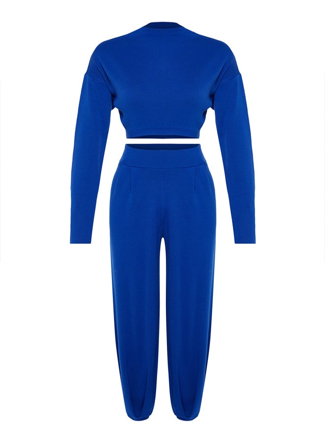 trendyol Saks Super Crop Jogger Trousers Knitwear Bottom-Top Set - Image 5