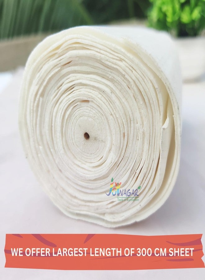 JOYNAGAR Sola Wood Paper Roll Sheet for Artificial Flower Making Papersheet For Crafts 12 cm x 300 cm | 5 Pcs | DIY Craft Paper for Home Decor, Student School Project - Image 5