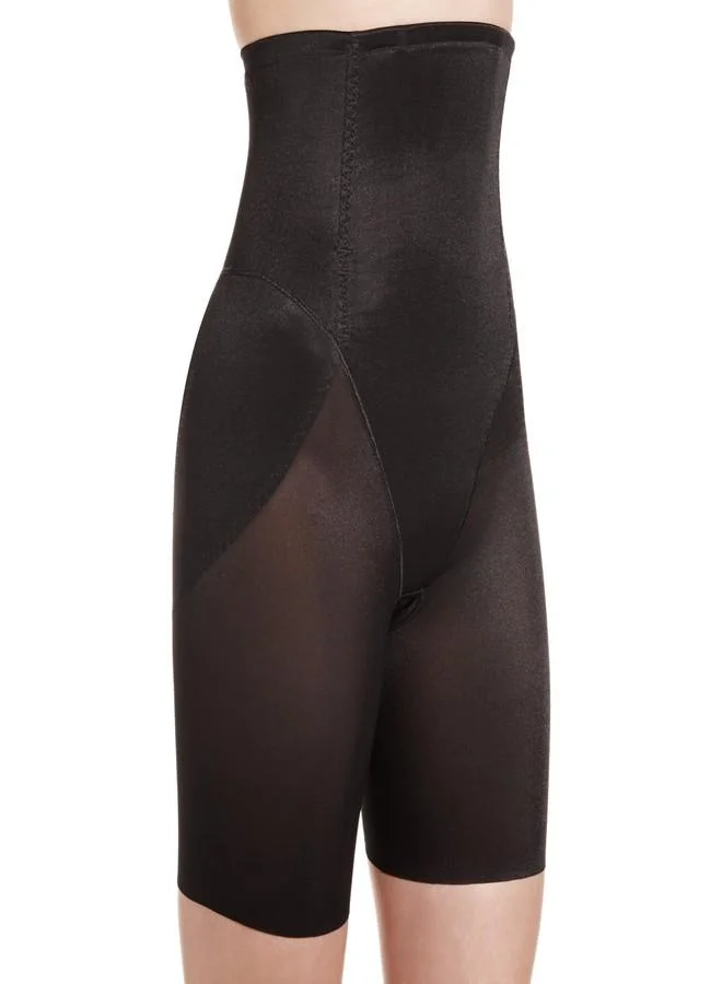 ترايامف Triumph Shape Sensation for Women High Waist Tummy and Thigh Control Shapewear |Long Leg Panty Medium Control Front Trenslo Bones Power-Net Lining Full Coverage Sculpting Black L Pack of 1