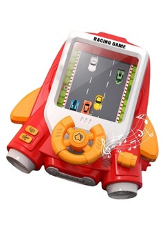 UKR UKR Simulation Steering Wheel Racing Toy – Driving Obstacle Avoidance Game with 11 Challenges & Musical Songs for Kids 3+ | Interactive Red Racing Toy for Toddlers | Fun Educational Toy for Early Learning & Development  - Image 2