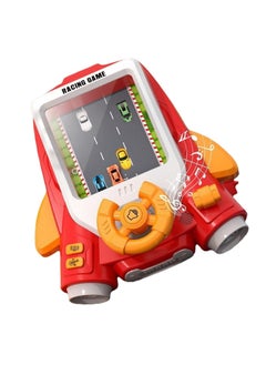UKR UKR Simulation Steering Wheel Racing Toy – Driving Obstacle Avoidance Game with 11 Challenges & Musical Songs for Kids 3+ | Interactive Red Racing Toy for Toddlers | Fun Educational Toy for Early Learning & Development  - Image 4
