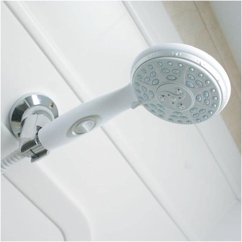 Camco RV/Marine Shower Head Kit | Conserve Water with Convenient On/Off Switch | Ergonomically Designed | White (43714) - Image 2