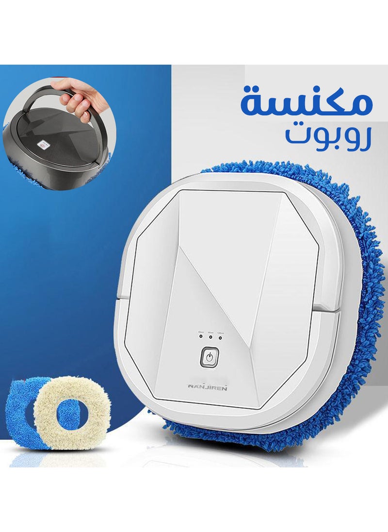 دينكس - مكنسة روبوت 2ب1 للتنظيف الجاف والرطب مع دوران 360درجة سهلة الحمل وقابلة لاعادة الشحن - Image 1