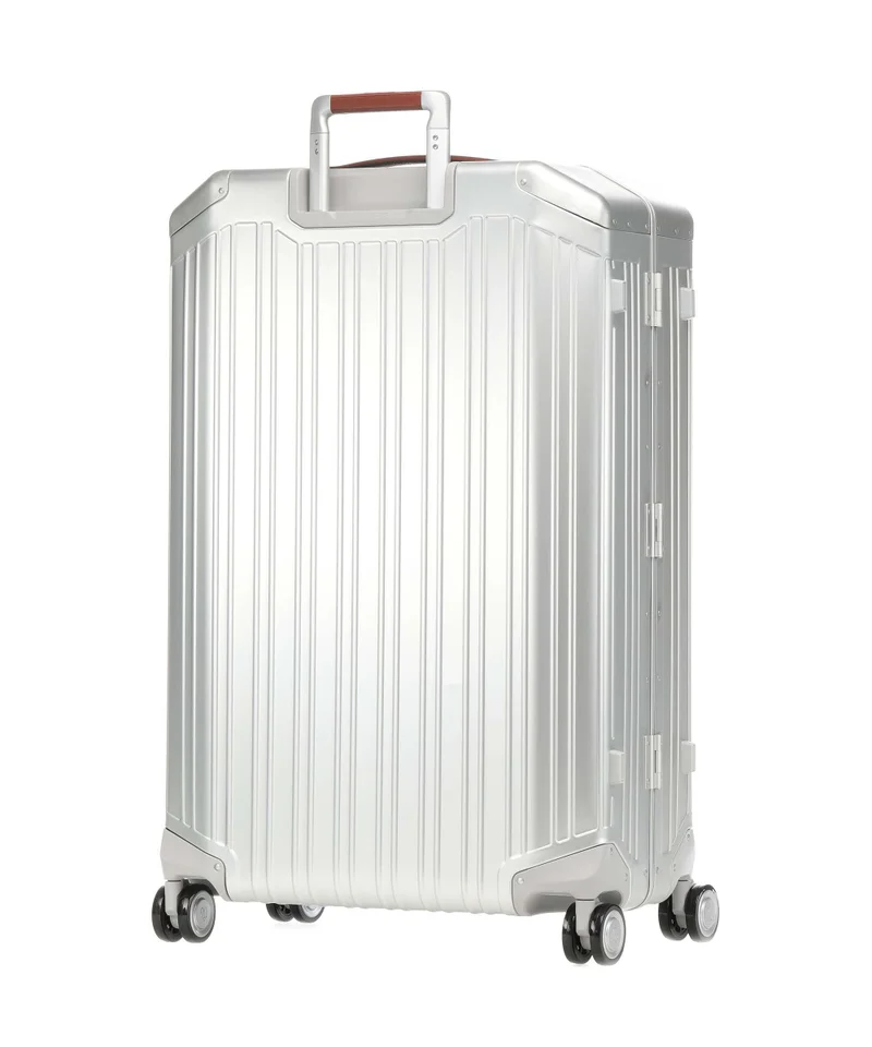 بيكوادرو حقيبة سفر Piquadro BV4428ALU مقاس 30 بوصة | حقيبة شحن بهيكل صلب من الألومنيوم مع قفل TSA و4 عجلات مزدوجة دوارة