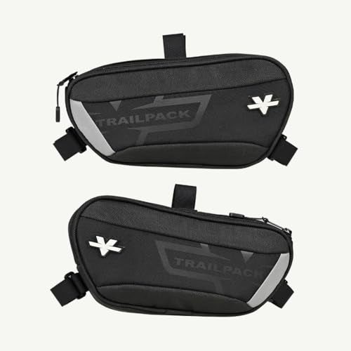 ViaTerra RE Himalayan 450 Trailpack Lite I Motorcycle Crashbar Bags (4L Capacity) |Built for Off Road Front Frame - Image 2