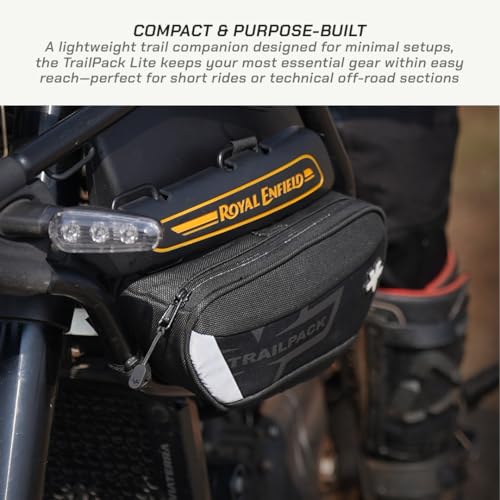 ViaTerra RE Himalayan 450 Trailpack Lite I Motorcycle Crashbar Bags (4L Capacity) |Built for Off Road Front Frame - Image 4