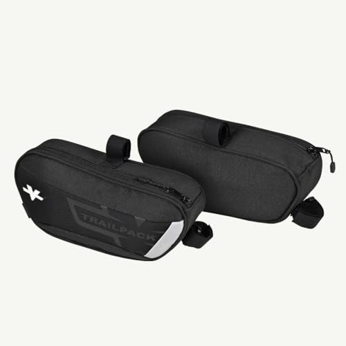ViaTerra RE Himalayan 450 Trailpack Lite I Motorcycle Crashbar Bags (4L Capacity) |Built for Off Road Front Frame - Image 1