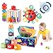 YOOYID 5 in 1 Baby Toys 6 to 12 to 18 Months Montessori Toy for Babies 612 Months Gifts for 1 Year Old Sensory Toys for Babies Baby Tissue Box Stacking Cups Shape Sorter Cube - Image 3