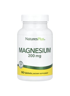 Natures Plus NaturesPlus, Magnesium, 200 mg, 90 Tablets  - Image 1