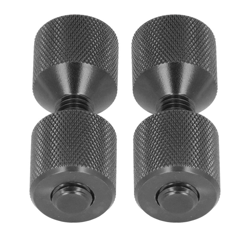 Premium Aluminium Flange Alignment Pin Set 2 Pieces Dual Hole Ergonomic Design for 0.5 to 14 Inch 150LB Flanges Black - Image 3