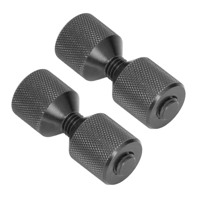 Premium Aluminium Flange Alignment Pin Set 2 Pieces Dual Hole Ergonomic Design for 0.5 to 14 Inch 150LB Flanges Black - Image 4