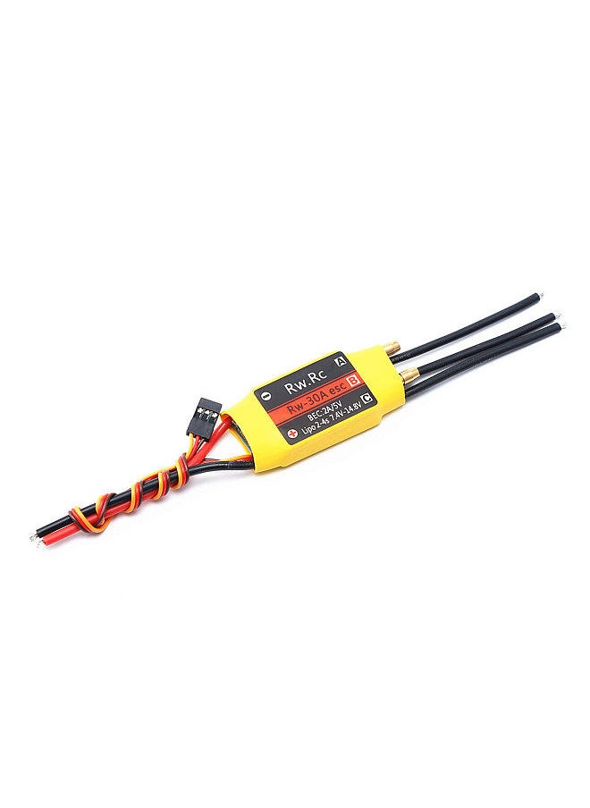Generic - 30A Brushless ESC Bidirectional Electronic Speed Controller for RC Car Boat Remote Control Ship - Image 1