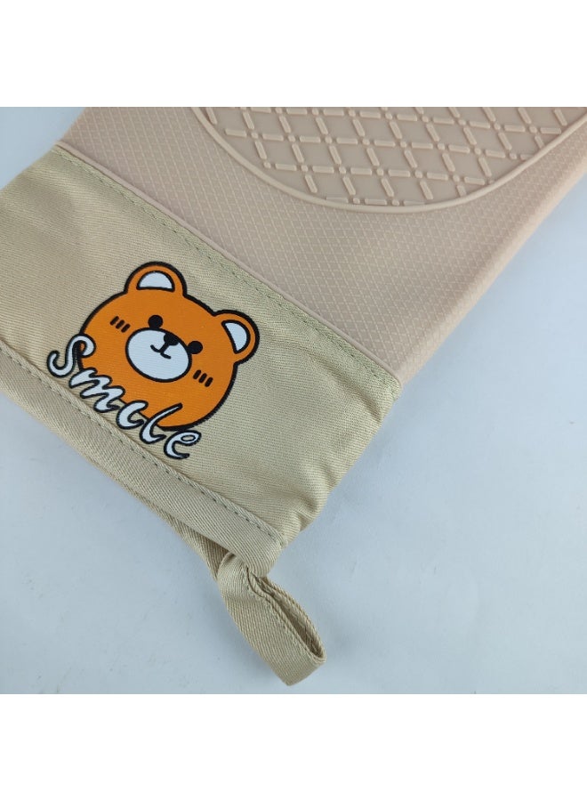 جوانتي مطبخ حراري سيليكون مبطن من الداخل – حماية آمنة للفرن والأواني الساخنة - Image 2