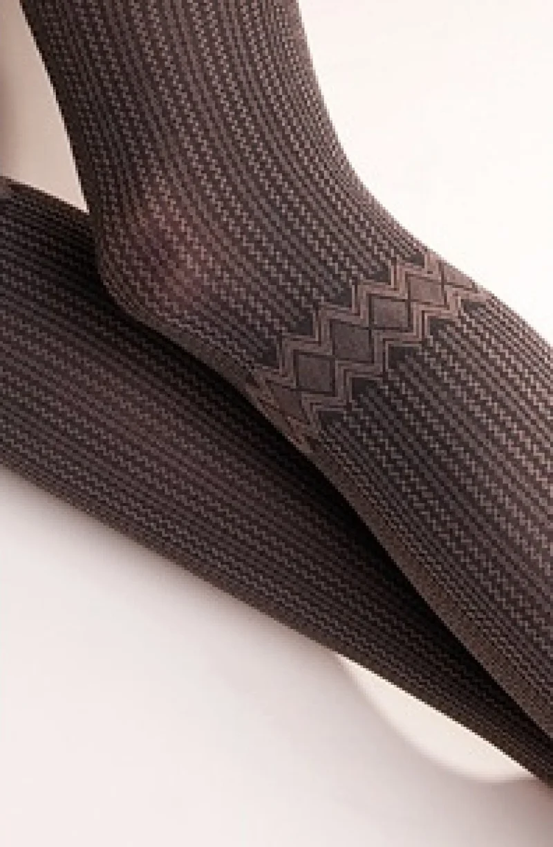 غابريلا Imported 60 Den 3D Brown Pantyhose Marit Hazel