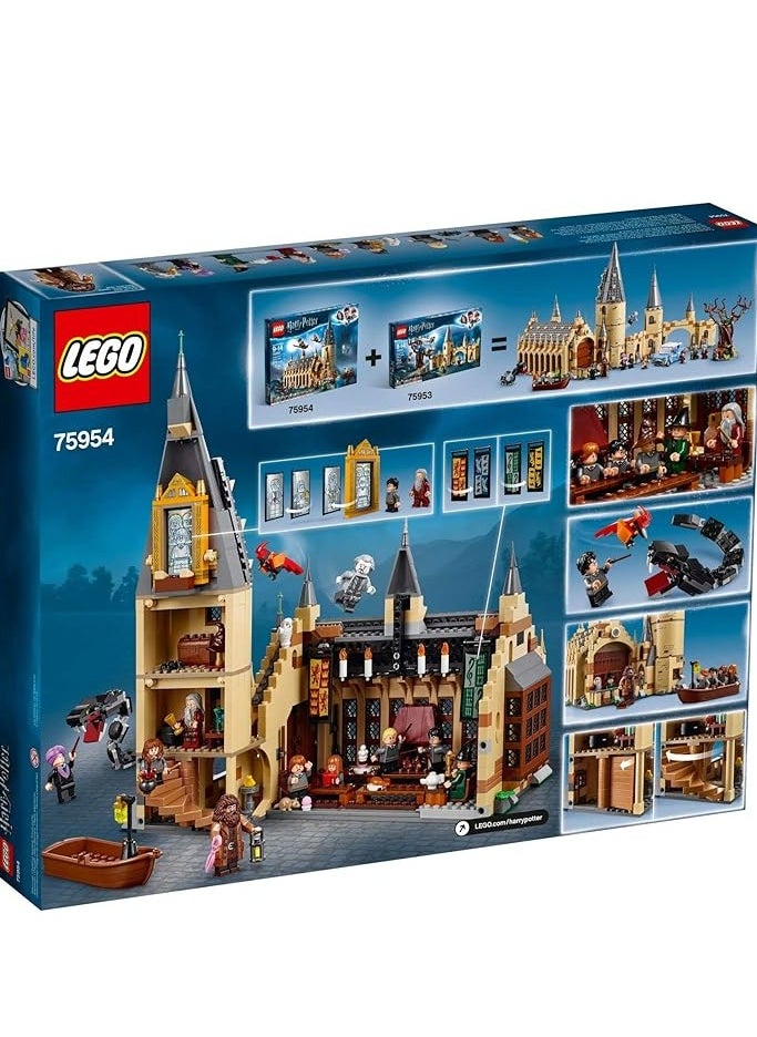 Lego 75954 Harry Potter Hogwarts Great Hall Toy, Wizzarding World Fan Gift, Building Sets for Kids  - Image 3