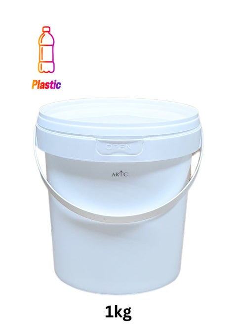 Multipurpose Food Grade White Plastic Yogurt Bucket PP Container With Tamper Evident Lid