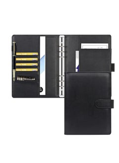 Leather A5 Binder, 6 Round Ring Binder Planner Notebook Cover for Filler Paper
