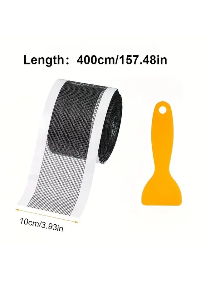 2 Rolls Self Adhesive Drain Filter Stickers With Built In Knife Disposable Shower Drain Hair Catcher - Image 3