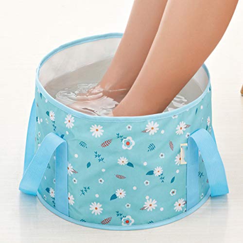 Semilyn Collapsible Foot Bath Basin Bucket for Foot Soaking Portable Foot Bath Tub Home Foot Spa Travel Water Bucket for Feet Soaking, Washing Vegetable and Fruit, Outdoor, Camping - Image 1