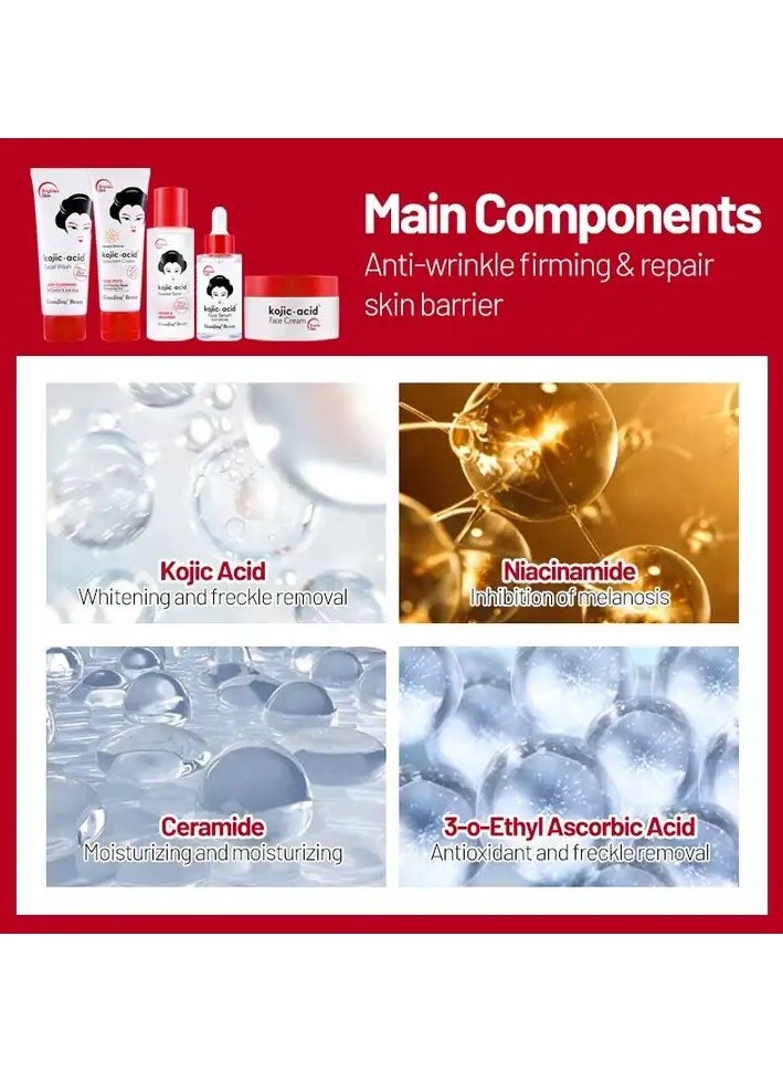 KOJIC ACID Skin care Series 5 Piece Set  - Image 4