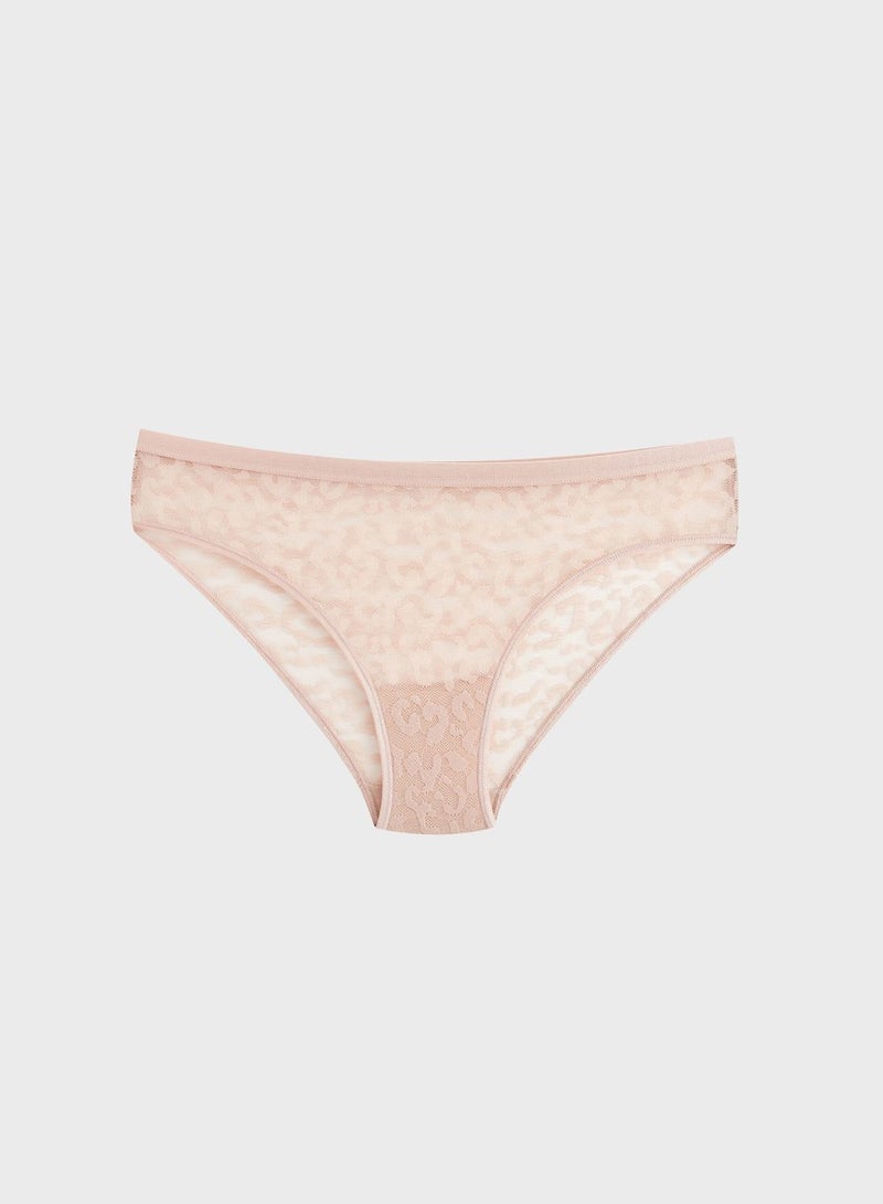 LC WAIKIKI Lacy High Leg Brief - Image 1
