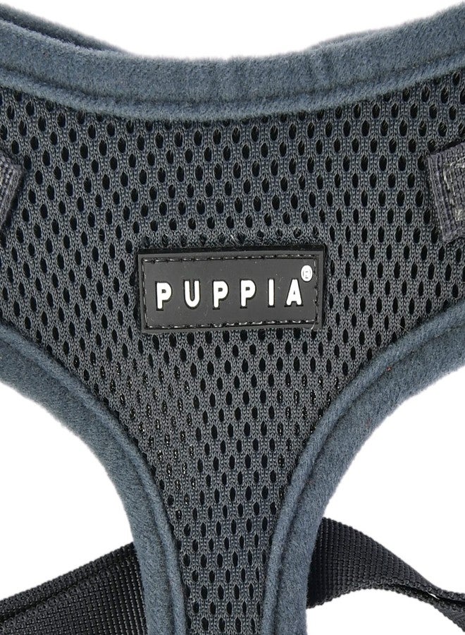 Puppia RiteFit Dog Harness Mesh Over-The-Head All Season No Pull No Choke Walking Training Adjustable Neck & Chest for Small & Medium Dog - Grey - Extra Large - Image 3