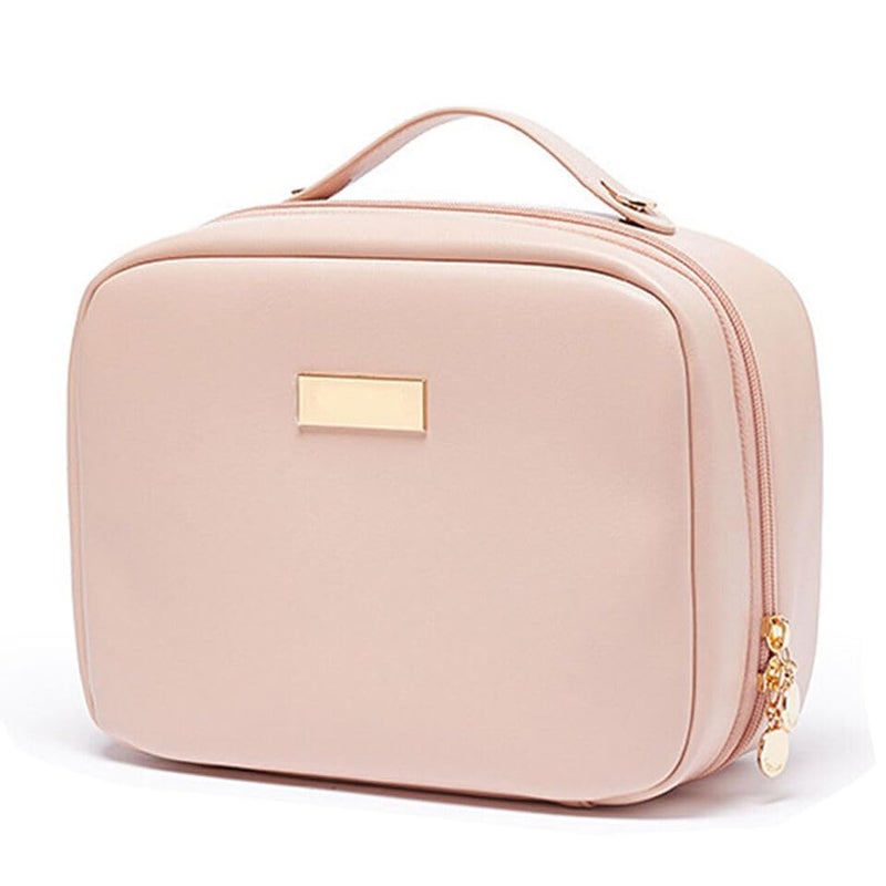 HOMENITY Leather Cosmetic Bag Waterproof Makeup Organizers New Storage Tool Women - Image 1