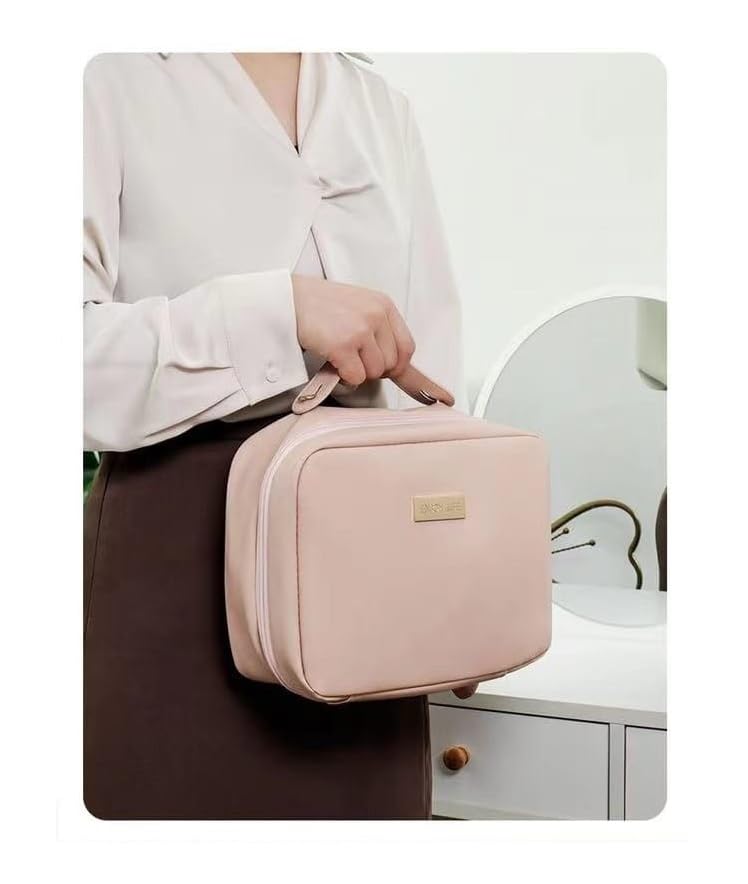 HOMENITY Leather Cosmetic Bag Waterproof Makeup Organizers New Storage Tool Women - Image 5