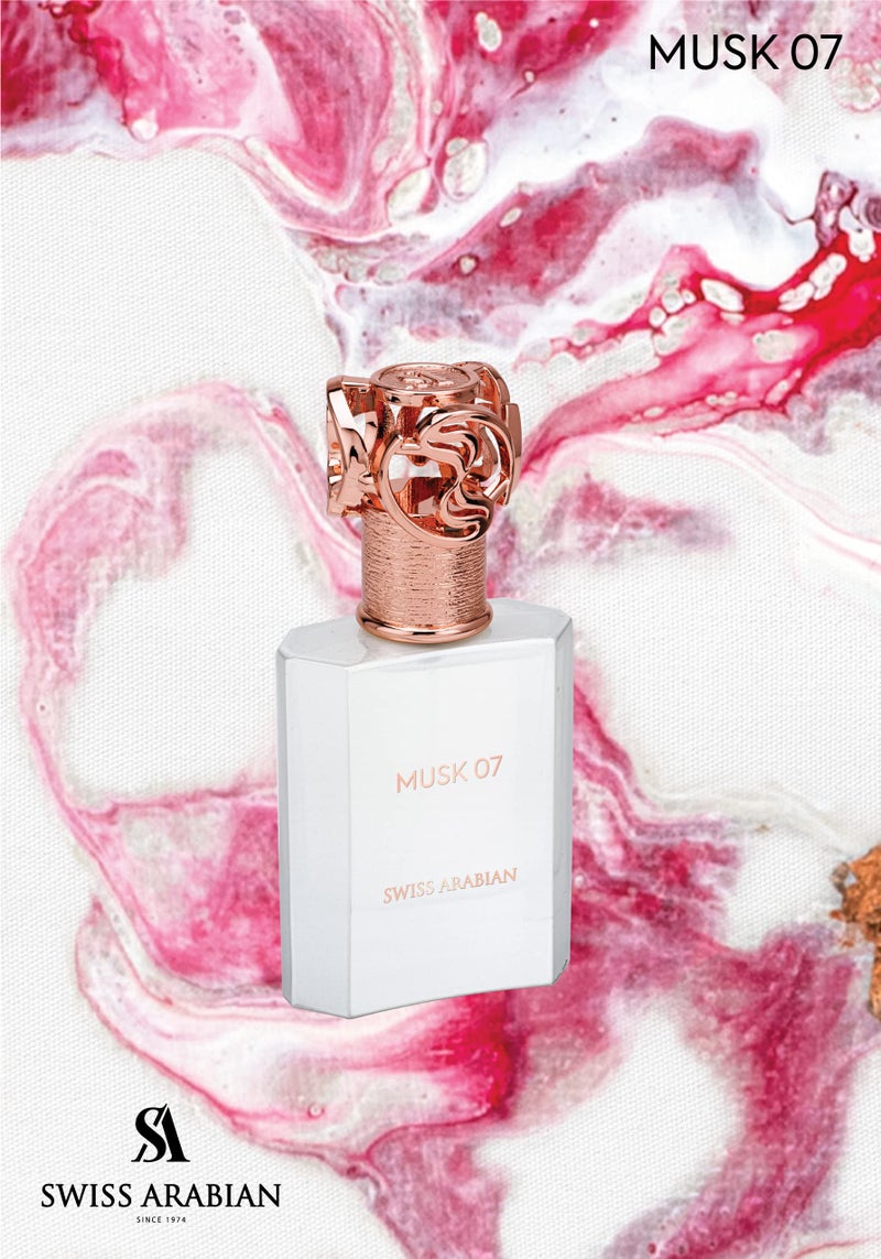 SWISS ARABIAN مسك سويس أربيان 07 - منتجات فاخرة من دبي - عطر بخاخ شخصي يدوم طويلاً ومدمن - رائحة توقيع مغرية - 1.7 أونصة - Image 3