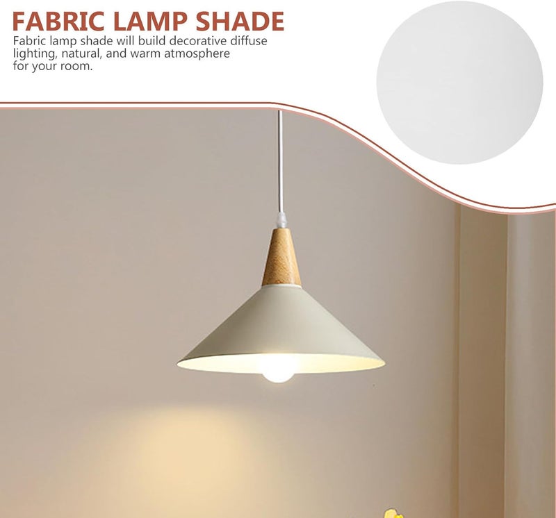 Ready-to-ship local stock LED Downlight Lampshade Fabric Cover 20cm Heat-resistant Ceiling Light Diffuser with Soft Anti-dazzle Effect for ’ Eye Protection, 2pcs Stable base Trendy flexible practical build Multi-market matching options Pre-stock well-packed goods Simplified versatile design Simple multi-color universal build Intra-city fast distribution Low wear optimized build Certified local stock Easy handling optimized design General compatible design Ventilated design Elegant practical multi-option build Elegant practical design Local available supply Season change compatible build Sufficient order stock Indoor outdoor all-purpose fit Precision processed material Updated modern design Size-sorted warehouse storage Simple multi-feature universal build Balanced universal design Processed natural substance - Image 3