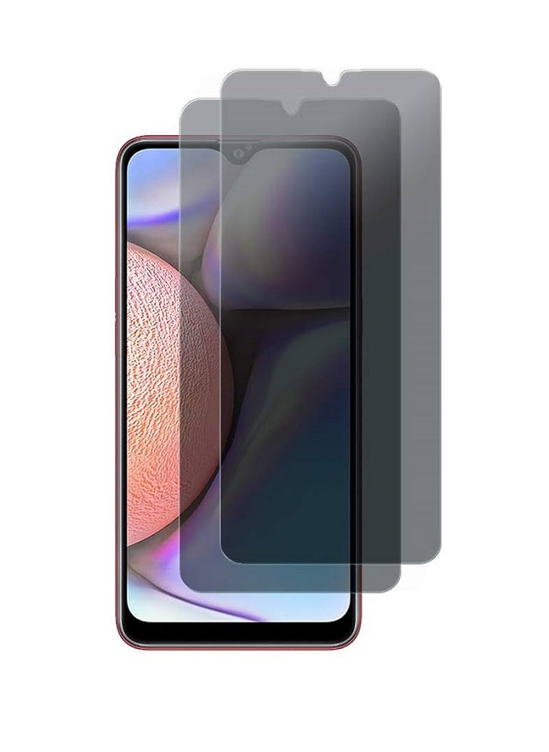 Super 2 Pieces Tempered Glass Screen Protector Anti-Spy Privacy Designed For Samsung Galaxy A10s Full Screen Coverage And Bubble Free - Image 1