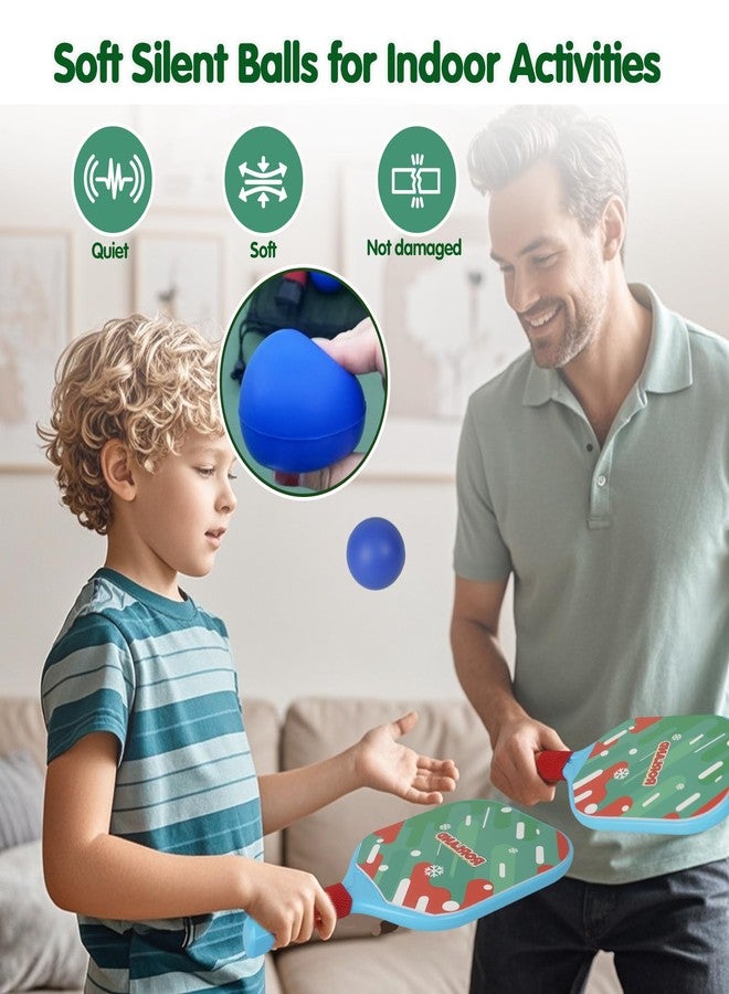 مجموعة مضارب بيكلبول للأطفال من رورلاند، قطعتان، خفيفة الوزن، متينة، مقاومة للماء، بمقبض مريح للأيدي الصغيرة، لعبة مثالية للأطفال الصغار على الشاطئ أو في المسبح أو في الفناء الخلفي - هدية عيد ميلاد للأولاد والبنات، للمبتدئين - Image 3