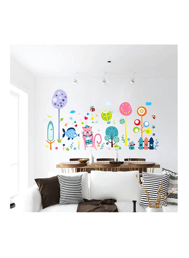 DaDa Home Cartoon Removable Wall Sticker Multicolour 60x40centimeter - Image 4