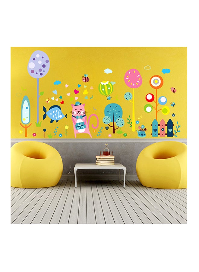 DaDa Home Cartoon Removable Wall Sticker Multicolour 60x40centimeter - Image 3