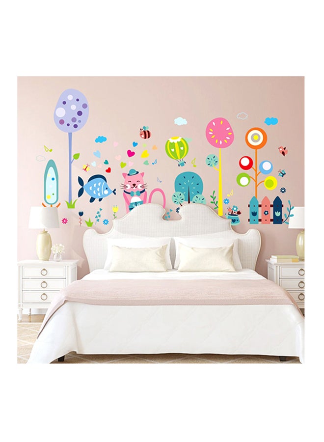 DaDa Home Cartoon Removable Wall Sticker Multicolour 60x40centimeter - Image 2