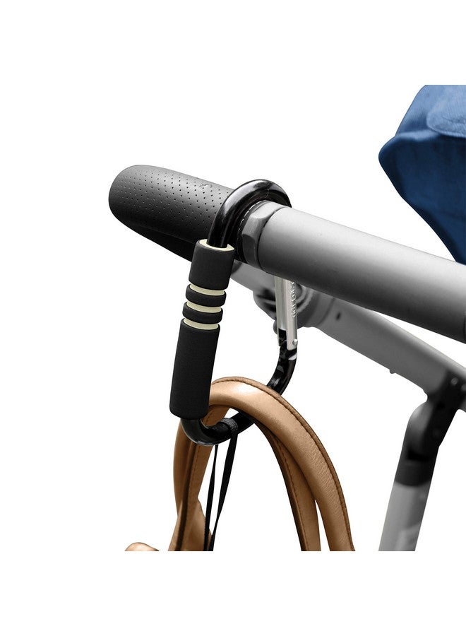 Little Chicks Jumbo Stroller Buggy Organizer Hooks Clip - Purse and Diaper Bag Hanger for Stroller - Suitable for Most Strollers, Wheelchairs, and Shopping Carts - 1 Pack - Image 2