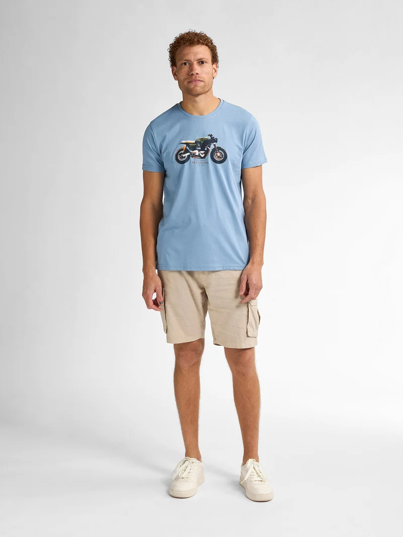Petrol Industries Pale Blue Men T-Shirt SS for Men | Best Price UAE