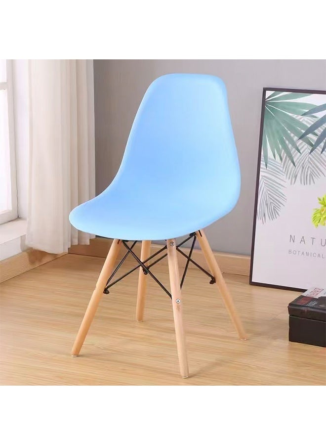 Modern Minimalist Chairs, Solid Wood Home Chairs, Dining Chairs, Nordic-Style Chairs, Leisure Chairs, Cafe Chairs, Household Backrest Chairs - Image 2