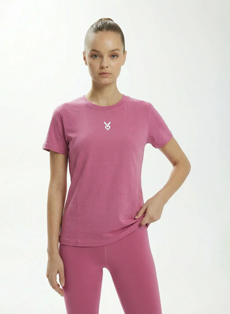 كارديو باني Women's Regular Fit T-Shirt with Logo Print