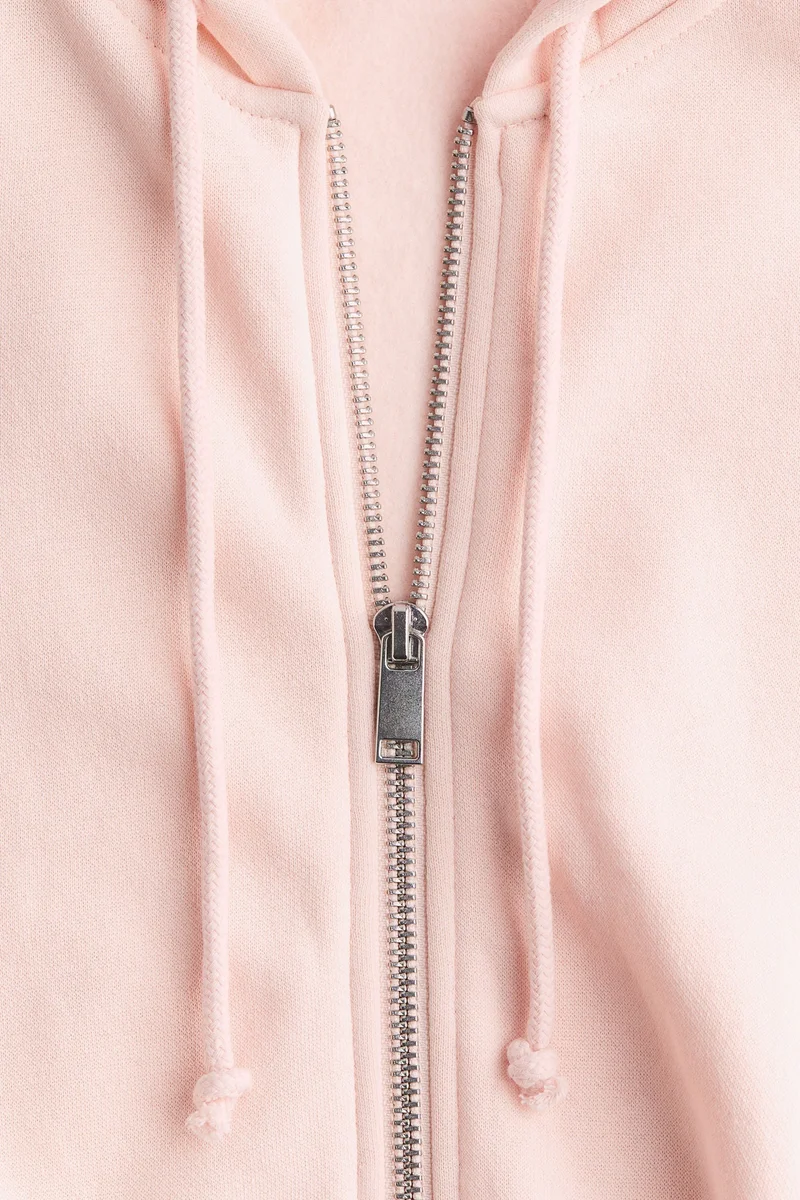 H&M Cropped Zip-Through Hoodie