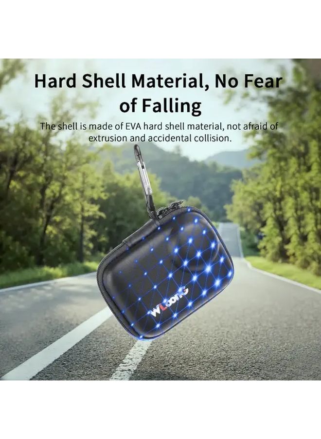 Hard Shell EVA Protective Case For Ultra Action Camera With Carabiner Clip Black - Image 4