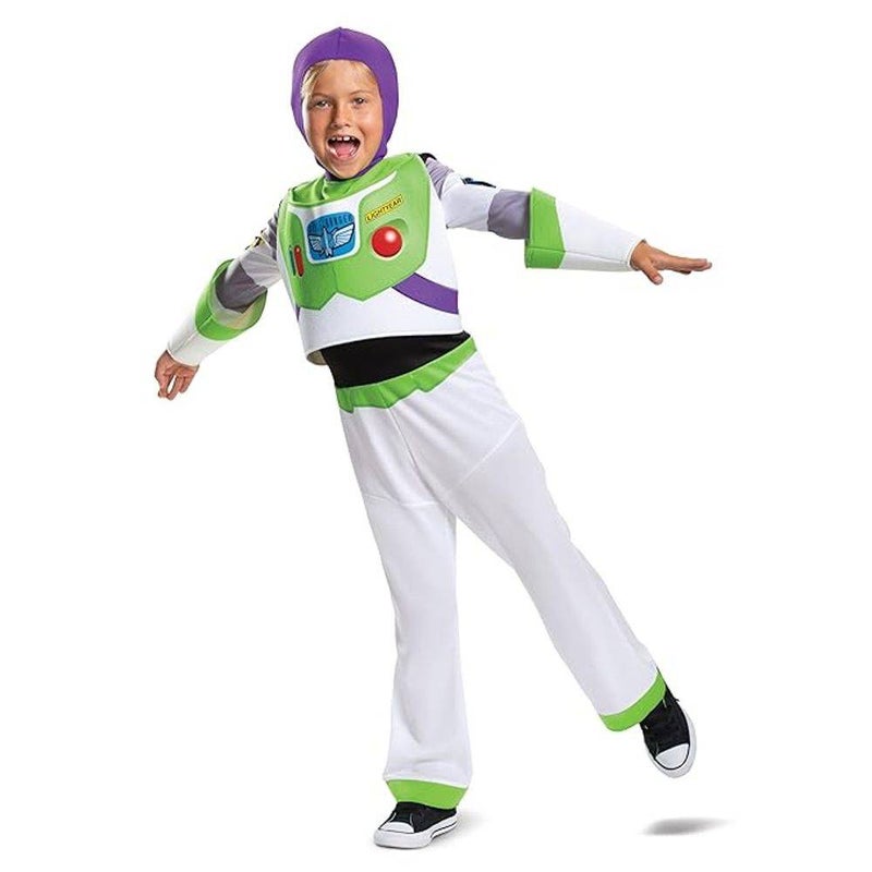 Disney Pixar Toy Story 4 Buzz Lightyear Costume (3-4 years, White/Green) - Image 1