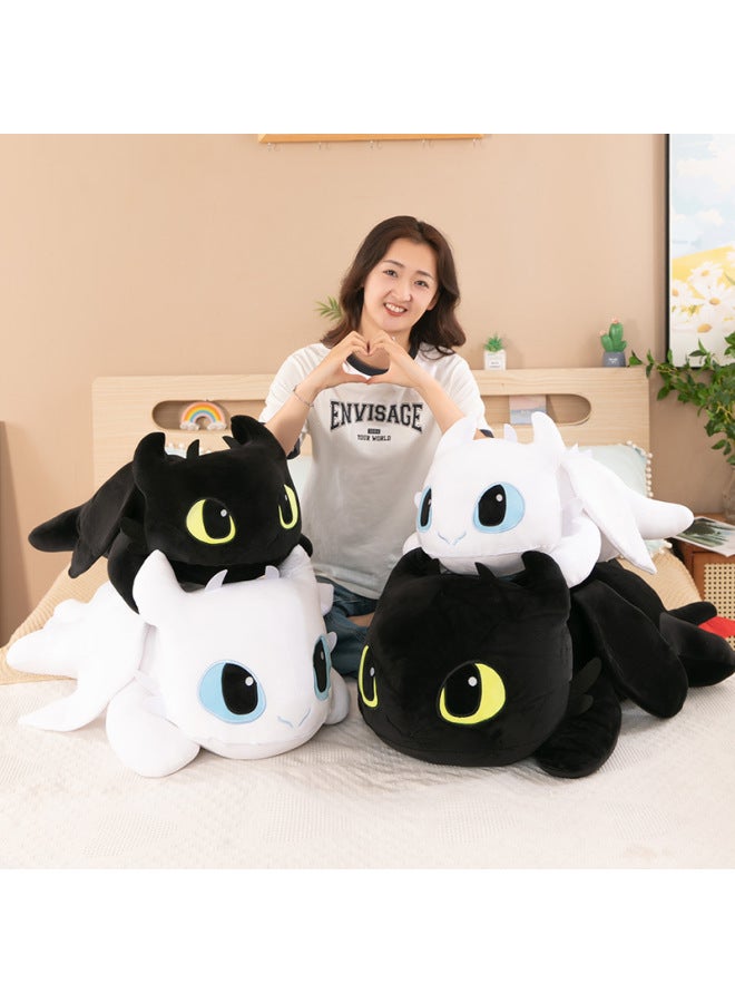 Toe-free Little Dragon Plush Toy Doll Dragon Taming Master Cute Doll Soft And Comfortable Gift Wholesale-Color:Black-Height:100cm - Image 4