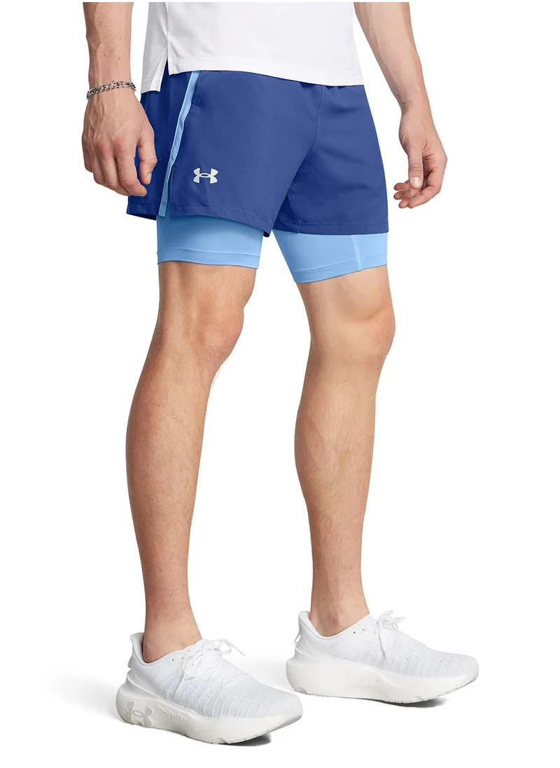 UNDER ARMOUR Launch 5'' 2-In-1 Shorts